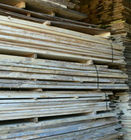 Acquisto di legname segato di qualità