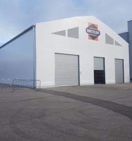 Postavitev montažne hale