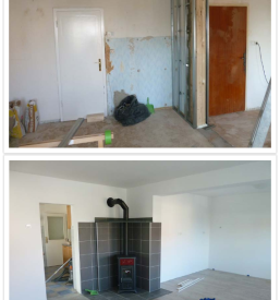 Kuhinja pred in po prenovi