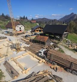 Lesene masivne bivalne brunarice