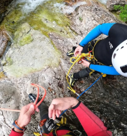 Ugoden canyoning Soča