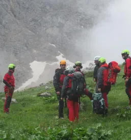 Pomoč ljudem pri gorskih nesrečah Gorenjska