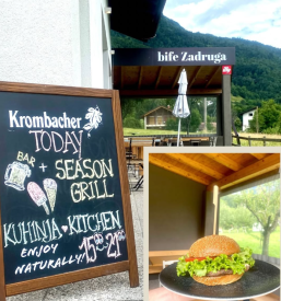 Okrepčevalnica in bar v Kobaridu