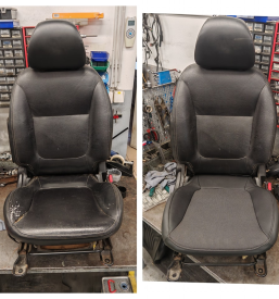 Obnova oblazinjenih sedežev