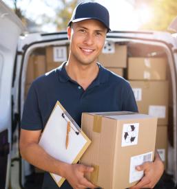 Dostava hitre pošte na Obali