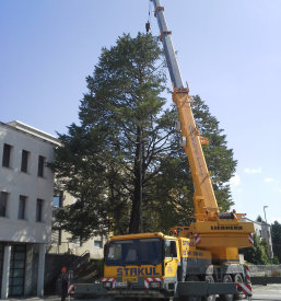 Delo na višini z dvigali Goriška