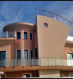 Moderne inox steklene ograje Ljubljana, okolica