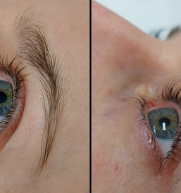 Keratinsko vihanje trepalnic v kozmetičnem salonu Domžale