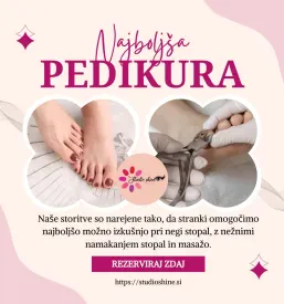 Ugodna spa nega in pedikura Domžale