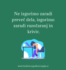 Pomoč pri izgorelosti Slovenija