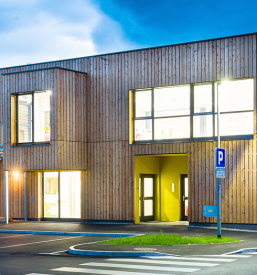 Lesene panelne stene Radlje ob Dravi, Koroška, Slovenija