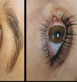 Salonsko vihanje trepalnic s keratinom Domžale