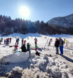 Smučanje na Gorenjskem, Senožeta