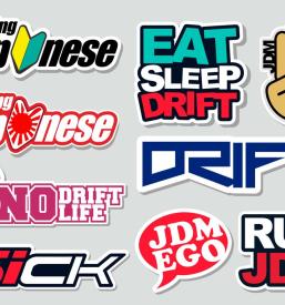 Kvaliteten tisk nalepk za motosport Slovenija