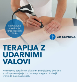 Terapija z udarnimi valovi Sevnica