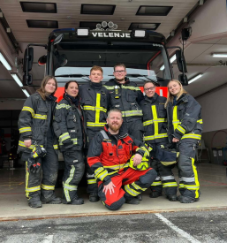 Delovna akcija prostovoljnega gasilskega društva Velenje