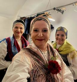 Folklorna skupina in pevski zbor v Ljubljani