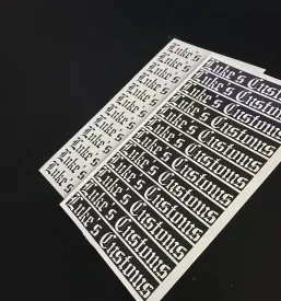 Personalisierter Aufkleberdruck für Motorsport Österreich