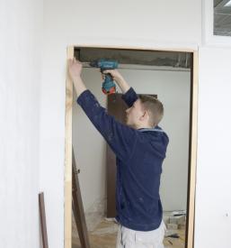 Priprava odprtin za vrtata Moravče