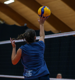 Treningi odbojke v odbojkarskem klubu Krim