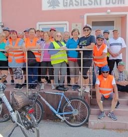 Kolesarski izlet za upokojence Podravje