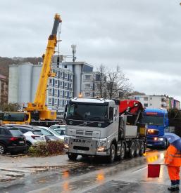 Avtodvigala v Krškem