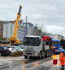 Avtodvigala v Krškem