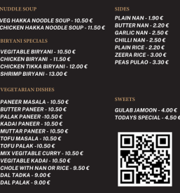 indijske jedi Ljubljana