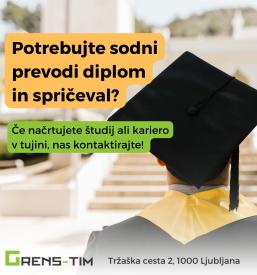 Strokovno prevajanje, sodni prevodi Ljubljana, Slovenija