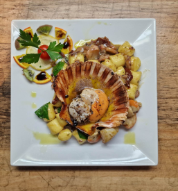 Beliebtes Fischrestaurant in Piran