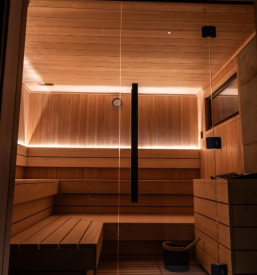 Sauna e strutture benessere per i visitatori del resort Lubiana