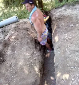 Izkopi z bagrom Mozirje