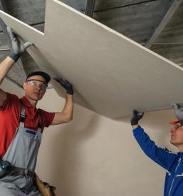 Suhomontaža, knauf vv Domžalah