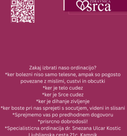 Ultrazvočna preiskava srca Ljubljana, okolica