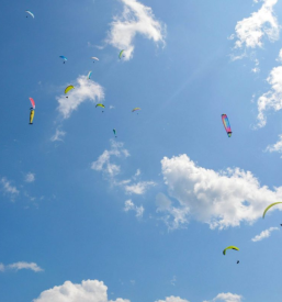 Polet z jadralnim padalom v tandemu