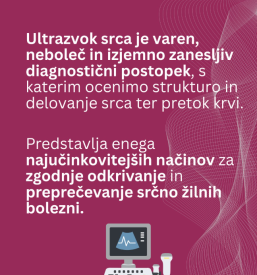 Ehokardiografski pregled Ljubljana