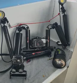 Flashlight for divers