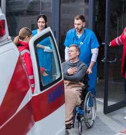 Organizacija transporta bolnikov iz Slovenije