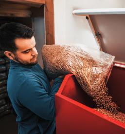 Mletje biomase Koroška