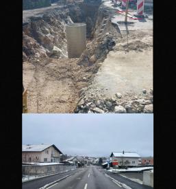 Izkopi za napeljave Dolenjska