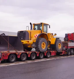 Truck transport of extraordinary cargo across Europe