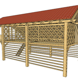 Ugodna lesena ostrešja Dolenjska