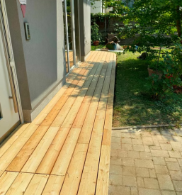 Terasa iz kvalitetnega lesa Osrednja Slovenija