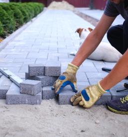 Tlakovanje dvorišč Gorenjska, Slovenija