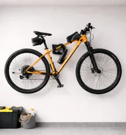 Wall bike rack Germany