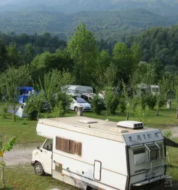 Lebanč Campsite, Nadiža River, Kobarid, Slovenia
