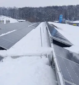 Montaža solarnih elektrarn Podravska