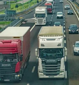 Dejavnost pretovarjanja kontejnerjev z žerjavi na ladji v pristanišču, kar kaže na ključno vlogo pomorskega agenta Luke Koper pri logistiki.