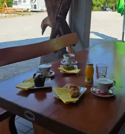 Campingplatz und Bar in Tolmin