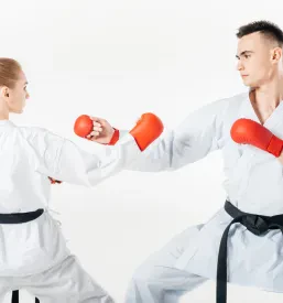 Trening karatelja ki poteka v Ljubljani Bežigrad za vse starostne skupine